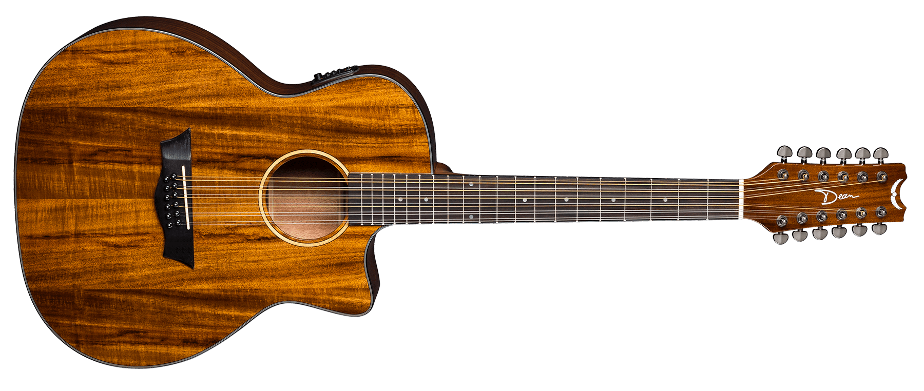 AXS Exotic Cutaway A/E 12 String Koa