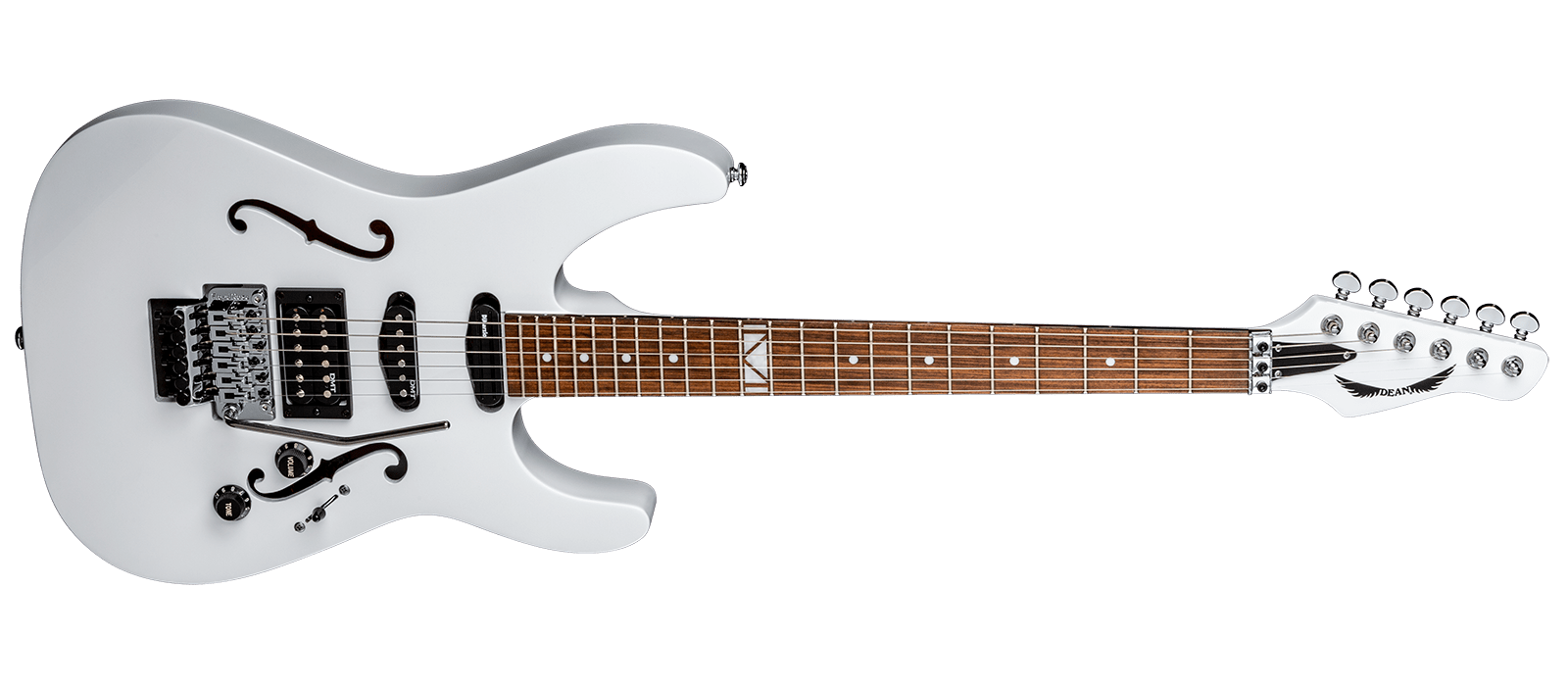 Vinnie Moore Semi Hollow Classic White