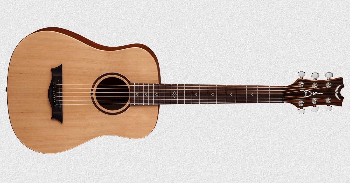 Flight Spruce Travel Guitar w/Gigbag Dean Guitars