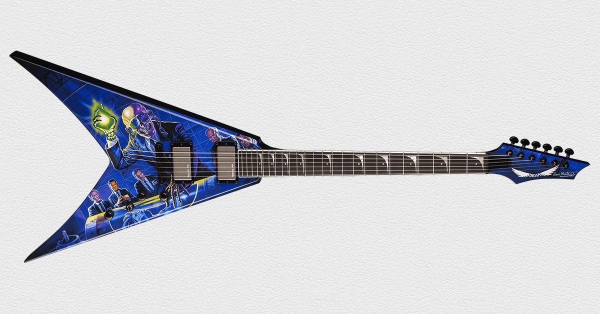 V Dave Mustaine Rust In Peace w/Case Dean Guitars